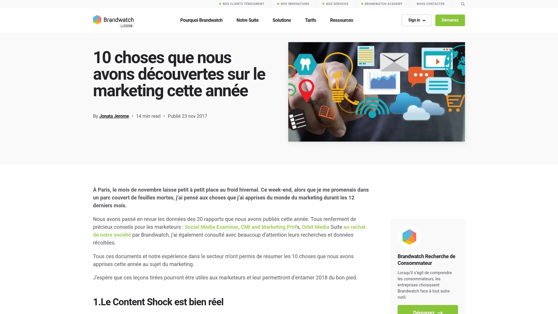 Editorial Blog (French)