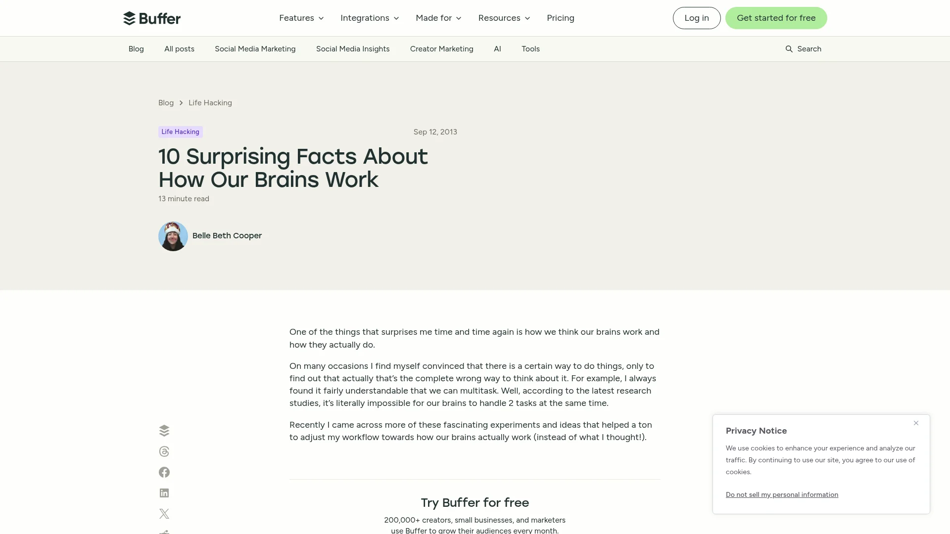 Buffer Culture & Remote Work