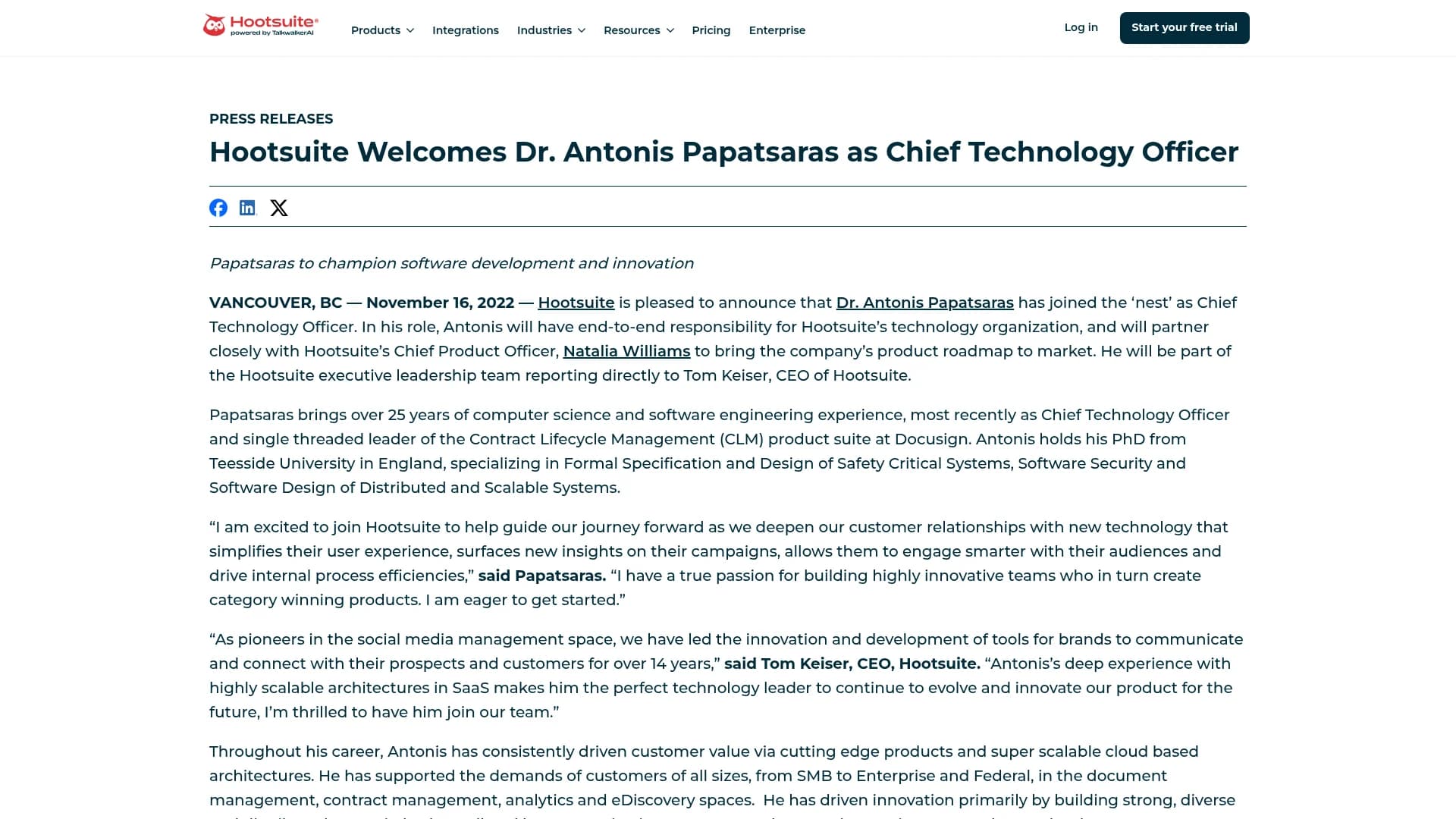 Press Releases & Newsroom