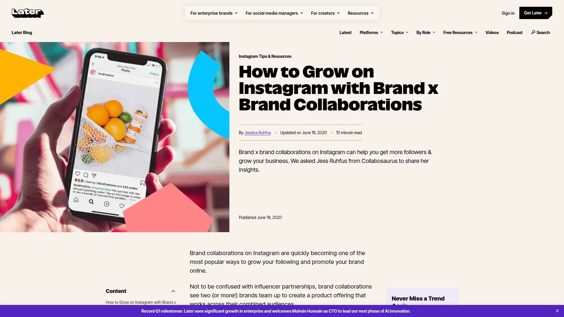 Instagram Marketing & Growth