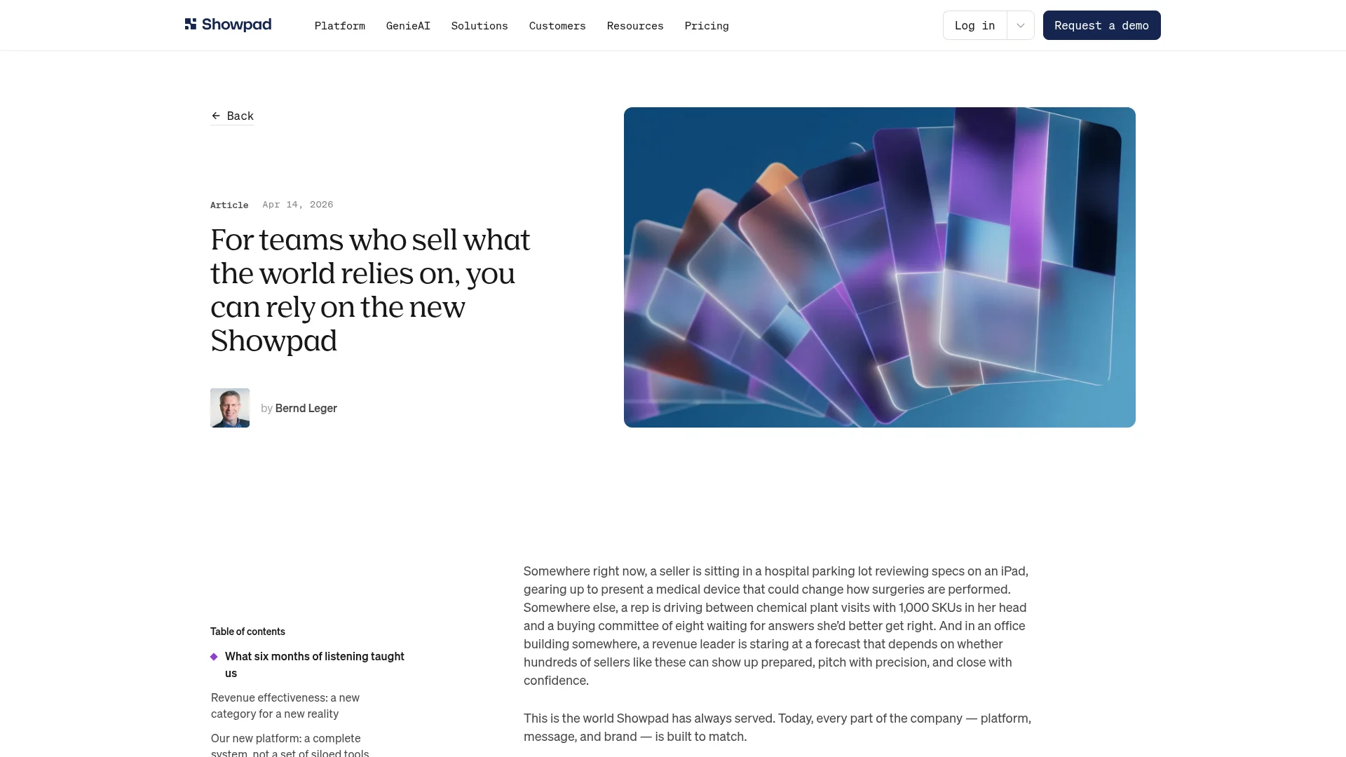 Sales Enablement & AI Editorial