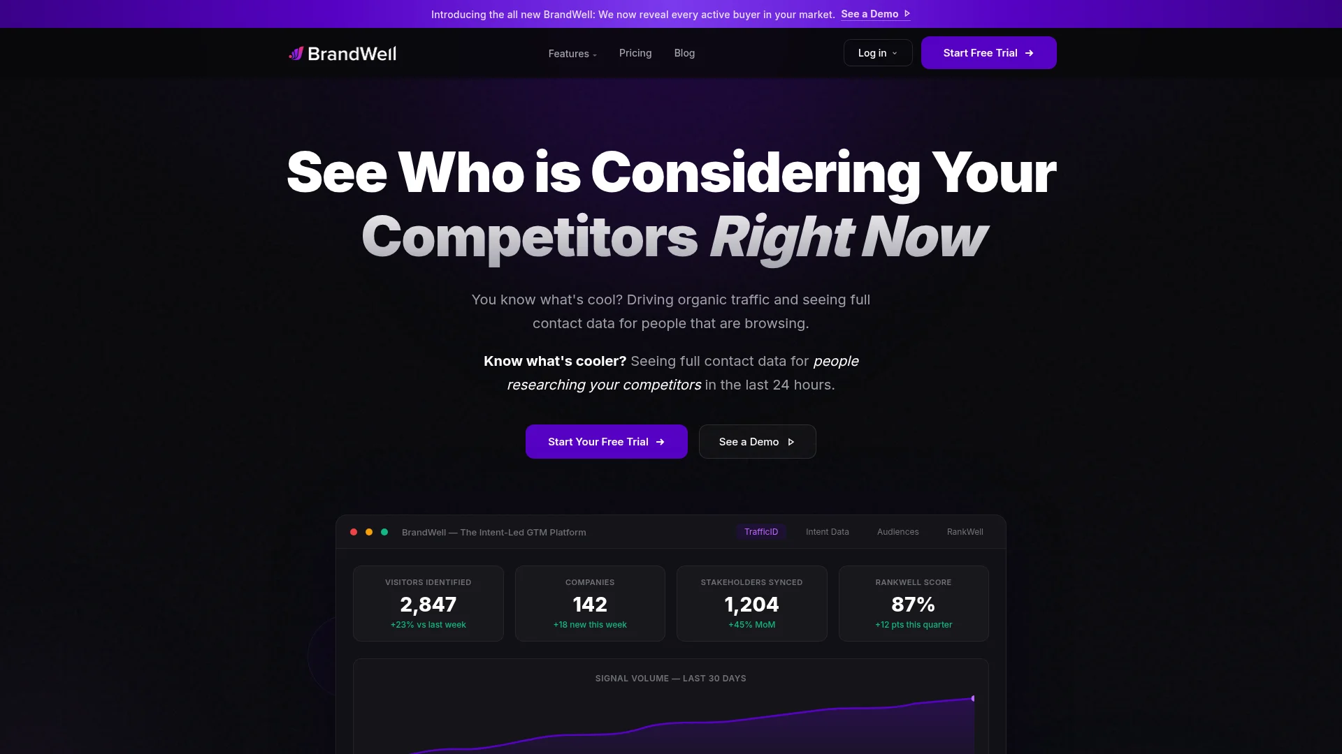Content at Scale homepage