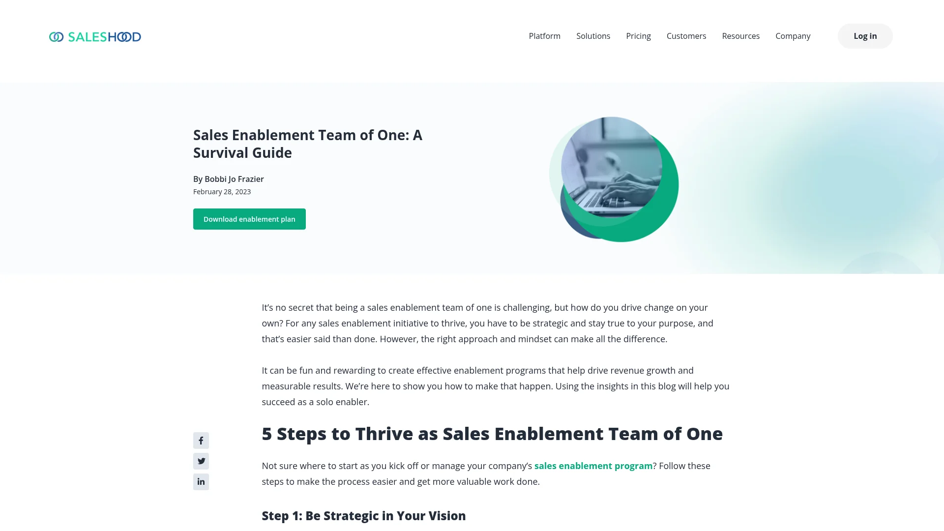Sales Enablement Editorial
