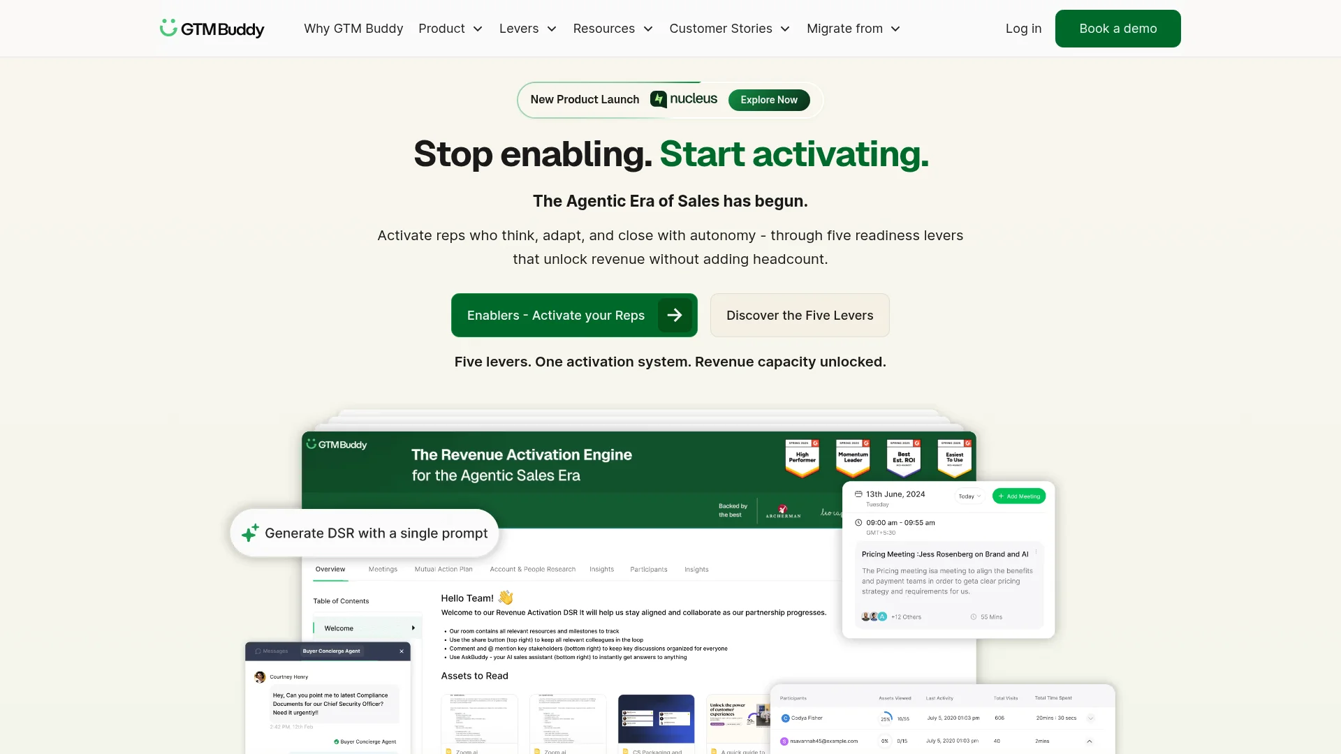 GTM Buddy homepage