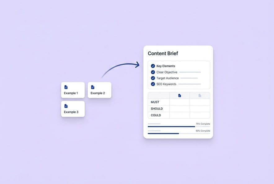 How to Turn SEO Writing Examples into a Repeatable Content Briefing System