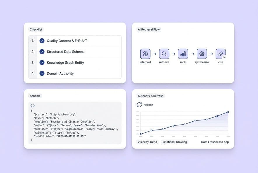 The Founder’s AEO Checklist: 4 Strategic Pillars to Make Your Content Visible to AI