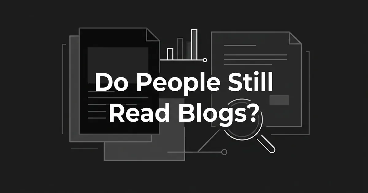 Abstract monochrome cover with a white cover line over a charcoal background, showing layered reading cards, a small bar chart fragment and a magnifier motif.